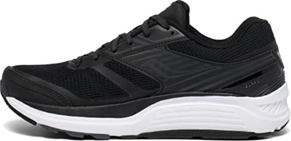 SAUCONY MEN'S ECHELON 8 RUNNING SHOE, BLACK/WHITE, 11